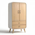 Armoire en bois avec deux portes et deux tiroirs dimensions 80 x 40 x 150cm